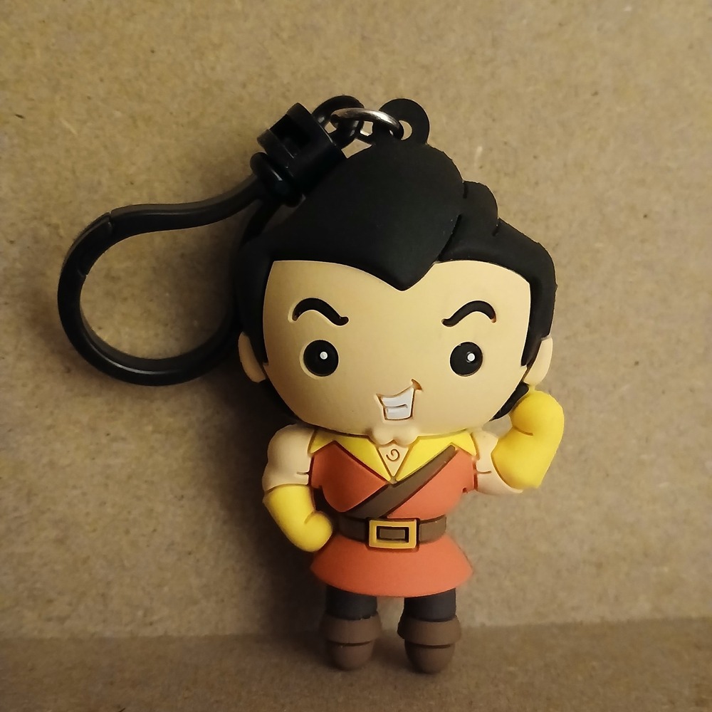 Disney Villains Series 3 Exclusive B Gaston Figural Bag Clip Key Chain Red
